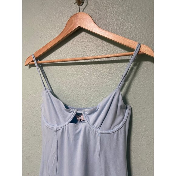 NWT Oh Polly Women's Batch A Sky Blue Adjustable Strap‎ Dress Size US 6 - Picture 4 of 10